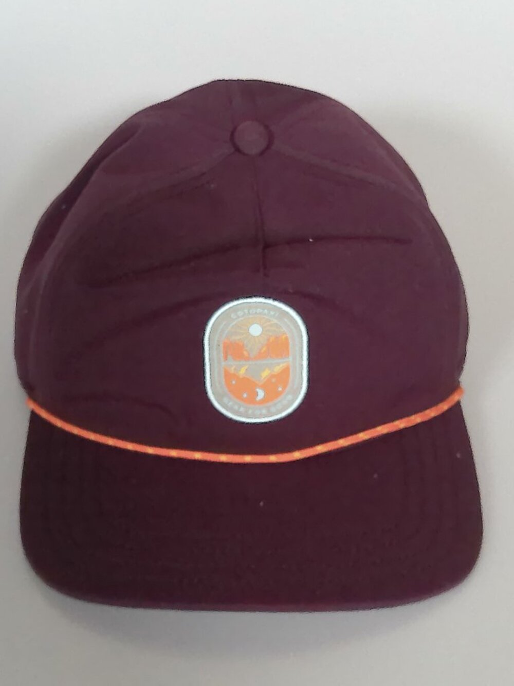 Cotopaxi Outdoor Rope Hat Maroon Trail Cap Outdoor Hiking Strapback